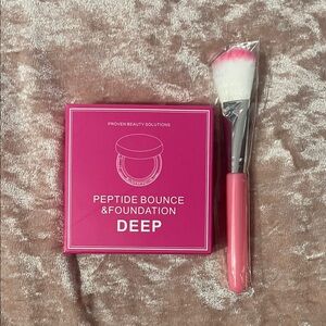 Pink Peptide Bounce Foundation with Brush